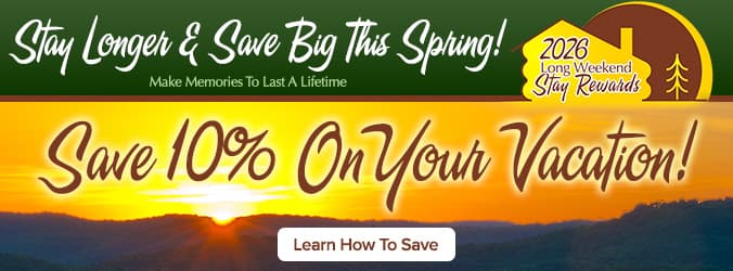 Spring long stay savings at Eureka Sunset Cabins